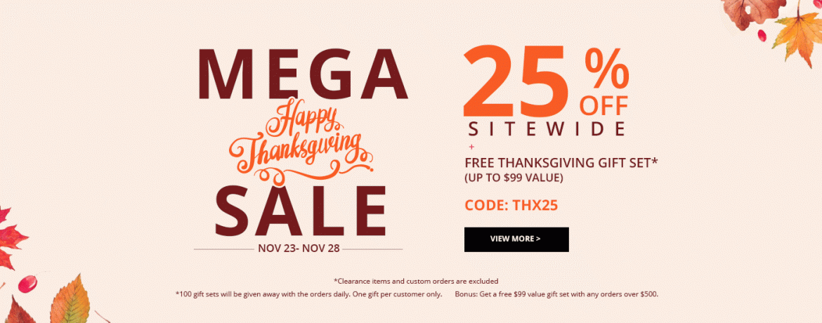 thanksgiving sale 2019