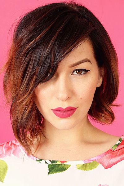 Side-Swept Asymmetrical Bob