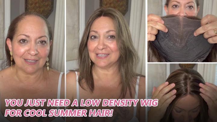 You Just Need a Low Density Wig for Cool Summer Hair